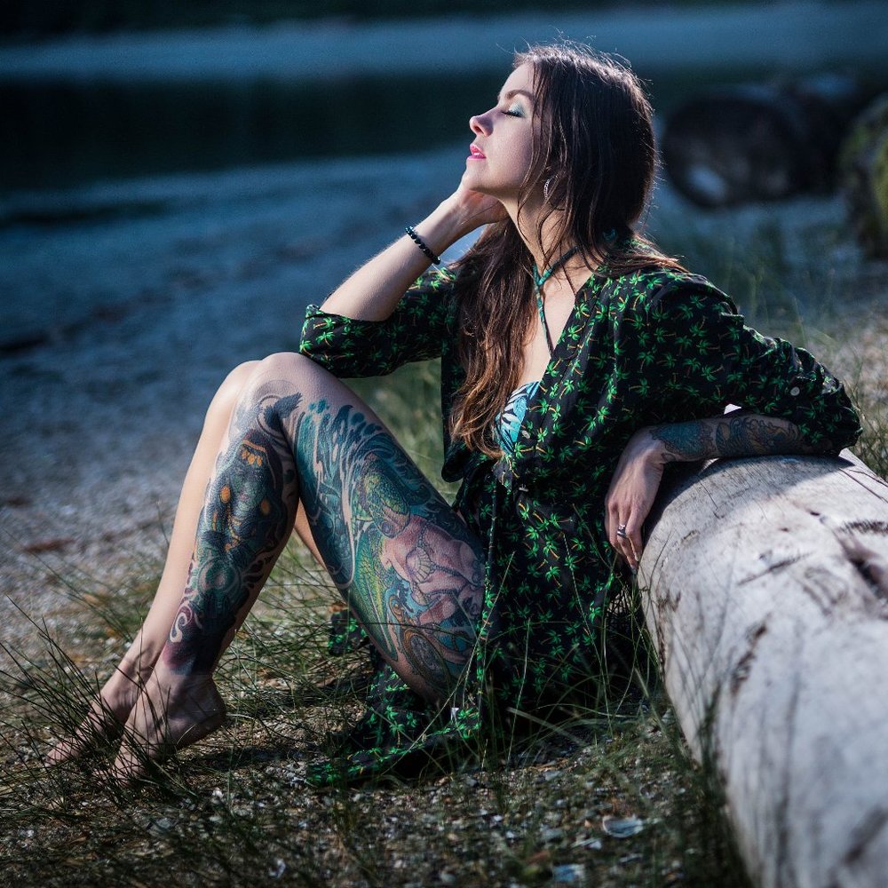 Palm tree dress